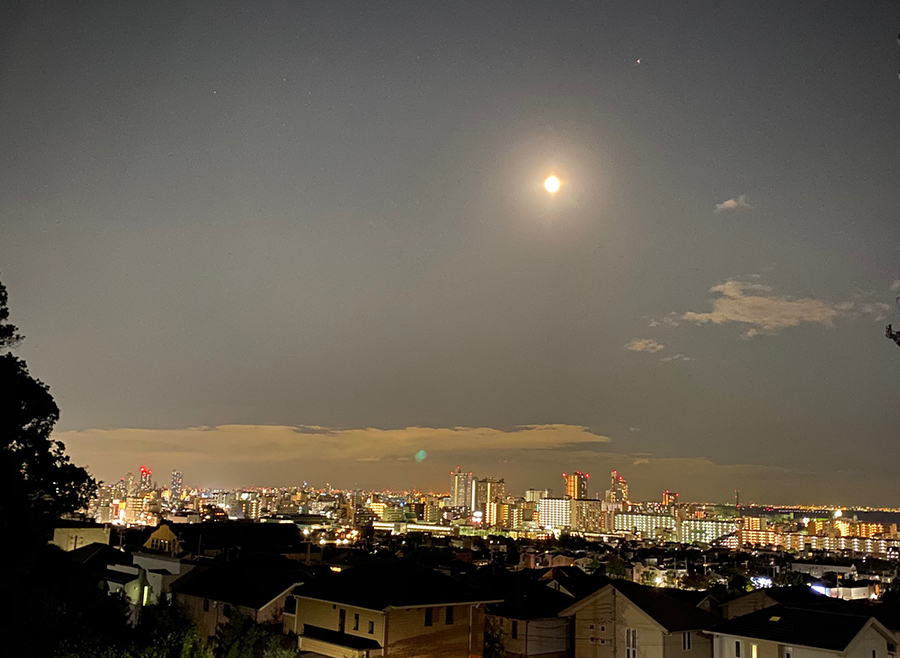 事務所からの夜景